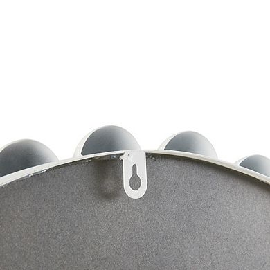 Beaded Round Wall Mirror 36"