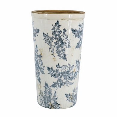 6.9x6.9x12" Flower Vase with Wide Mouth
