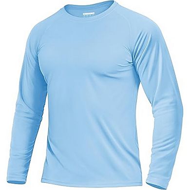 Men’s UPF 50+ Sun Protection Shirt Long Sleeve Quick Dry Lightweight