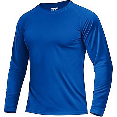Men’s UPF 50+ Sun Protection Shirt Long Sleeve Quick Dry Lightweight