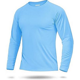 Men’s UPF 50+ Sun Protection Shirt Long Sleeve Quick Dry Lightweight