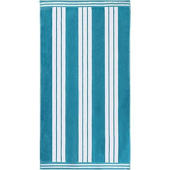 Cotton Cabana Beach Towel, Oversized, Absorbent Fast-Drying Stripe Design