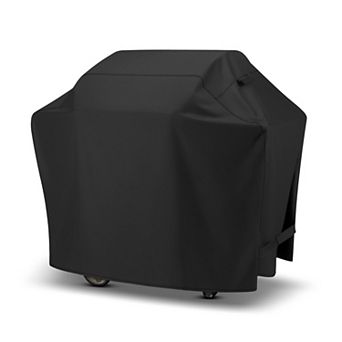 55 Inch Outdoor Grill Cover Waterproof UV Fade Resistant Fits 3 4 Burner Gas Grills Black 1 pc