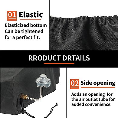 22 Inch Griddle Cover Water Resistant 600D Polyester Heavy Duty with Air Vent 1 Piece