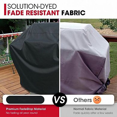 60 Inch Heavy Duty Waterproof Grill Cover Fade Resistant Outdoor BBQ Protector 1 Piece