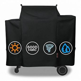 Grill Cover 46W x 24.5D x 45H Fits Ironwood 650 Pellet Grill Heavy Duty Waterproof 1 pc