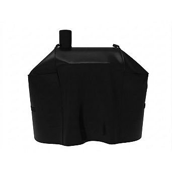 Waterproof Offset Smoker Grill Cover 56.5 x 28.25 x 40.75 Inch Black 1 pc
