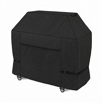 54 x 24 x 46 Inch Waterproof Fade Resistant Gas Grill Cover Fits Up to 52 Inch 1 pc Black
