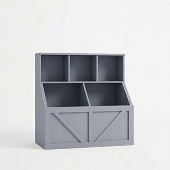 Kids Toy Storage Organizer, Kids Bookshelf and Toy Storage