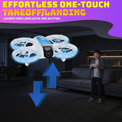 Contixo F15 Astro Mini Drone with Screen Remote, 720P Camera, 2 Batteries, Easy Fly