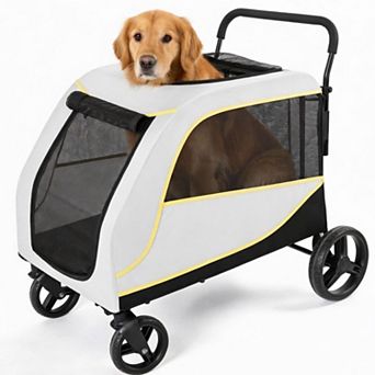 Heavy-Duty All-Terrain Dog Stroller for Large & Medium Pets up to 176 lbs