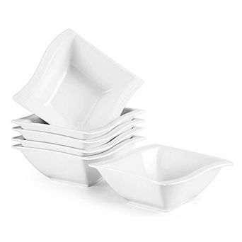 2 pc Porcelain Bowl Set for 6, Multipurpose Bowl for Cereal, Soup, Ramen, Salad