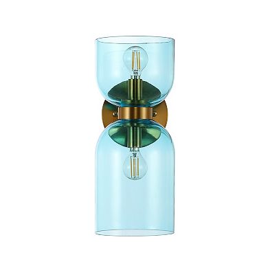 Safavieh Solyn Glass Wall Sconce Set of 2