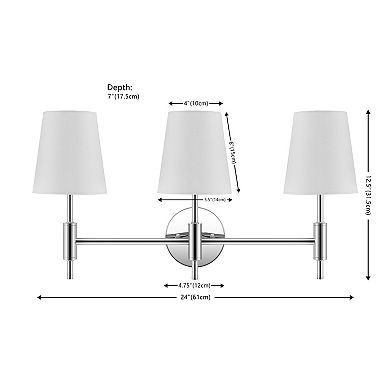 Safavieh Darya 3-Light Wall Sconce