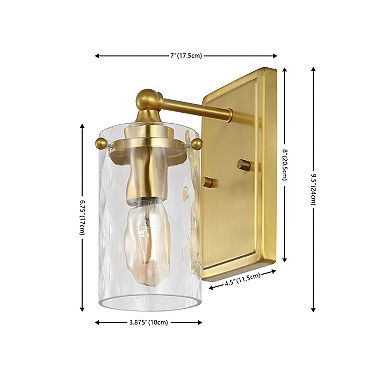 Safavieh Jobie Glass Wall Sconce Set of 2
