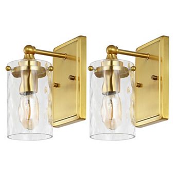 Safavieh Jobie Glass Wall Sconce Set of 2