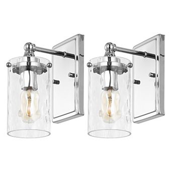Safavieh Jobie Glass Wall Sconce Set of 2