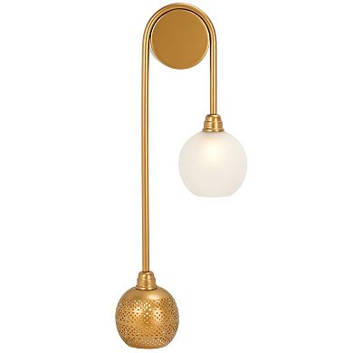 Safavieh Amari Dimmable Wall Sconce with Frosted Glass Shade