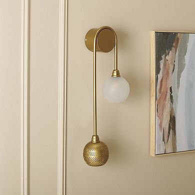 Safavieh Amari Dimmable Wall Sconce with Frosted Glass Shade