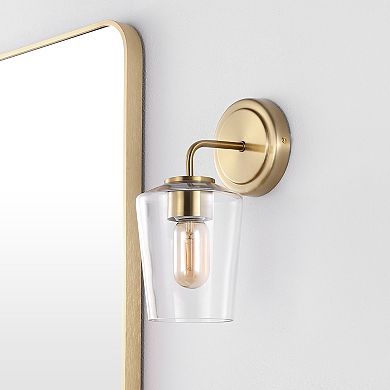 Safavieh Prospect Wall Sconce with Clear Glass Shade