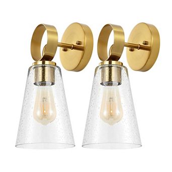 Safavieh Taelor Glass Wall Sconce Set of 2