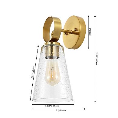 Safavieh Taelor Glass Wall Sconce Set of 2