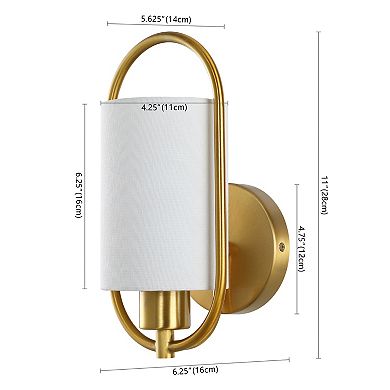 Safavieh Haldea Wall Sconce with Gold Finish