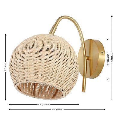 Safavieh Nahum Wall Sconce Set of 2