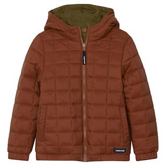 Kids 2-20 Lands' End Quilted Reversible Water Resistant Jacket