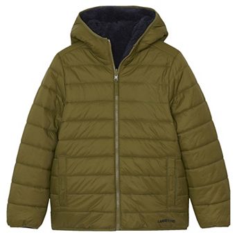 Boys 4-20 Lands' End Feather-Free Reversible Hooded Jacket