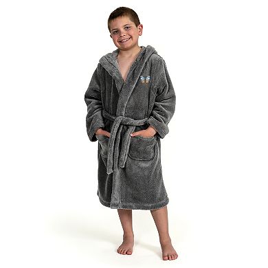 Linum Home Textiles Super Plush Kids Butterfly Hooded Bathrobe