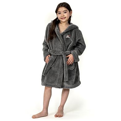 Linum Home Textiles Super Plush Kids Jet Plane Hooded Bathrobe
