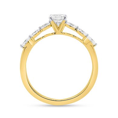 Éthique 14k Gold 1/2 Carat T.W. Lab-Grown Diamond Oval & Marquise Ring