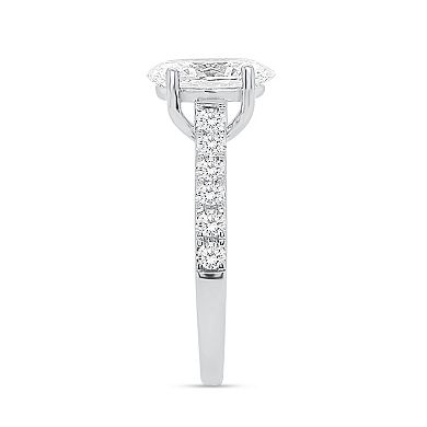 Éthique 14k White Gold 2 Carat T.W. Lab-Grown Diamond Ring