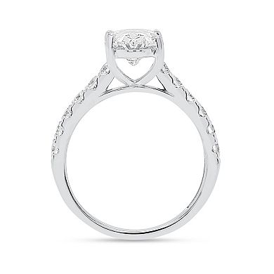 Éthique 14k White Gold 2 Carat T.W. Lab-Grown Diamond Ring