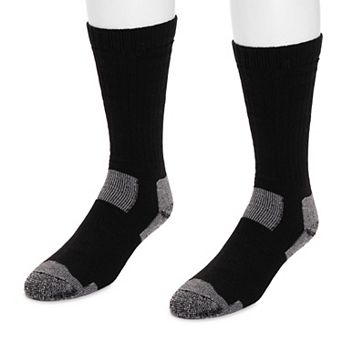 MUK LUKS Ruff & Tuff 2-Pack Workwear Crew Socks