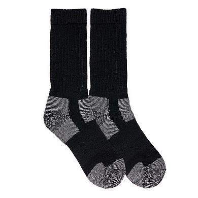 MUK LUKS Ruff & Tuff 2-Pack Workwear Crew Socks