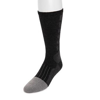 MUK LUKS Ruff & Tuff Workwear Steel Toe Crew Socks