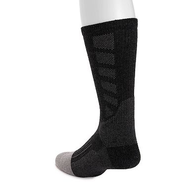 MUK LUKS Ruff & Tuff Workwear Steel Toe Crew Socks