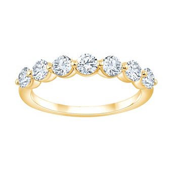 Brilliant Love 10k Gold 1 Carat T.W. Lab-Grown Diamond Prong Anniversary Ring