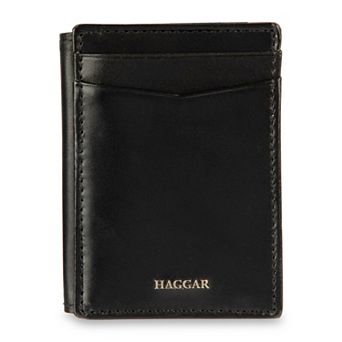 Men's Haggar® RFID Leather Magnetic Card Case with ID Window