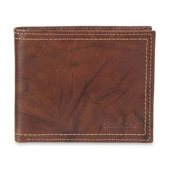 Men's Haggar® RFID Extra Capacity Genuine Leather Bifold Wallet