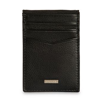 Men's Haggar® RFID Leather 2-in-1 Reversible Magnetic Card Case
