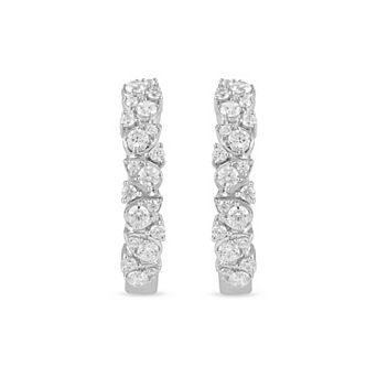 Made For You 1 Carat T.W. Lab-Grown Diamond Hoop Earrings