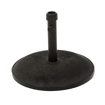 BAOURE Heavy Duty Concrete Umbrella Base with Durable Iron Support Pole and Tension Knob
