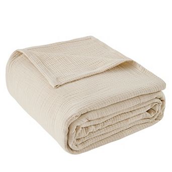 Sweet Home 100% Cotton Muslin Oversized Throw Blanket