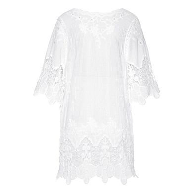 Lascana Women's Crochet Detail Tunic