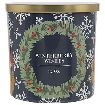 St. Nicholas Square® Winterberry Wishes 14-oz. Single Pour Candle