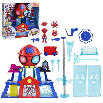 Marvel Spidey and His Amazing Friends Rescue-Webs Web-Quarters Playset by Hasbro