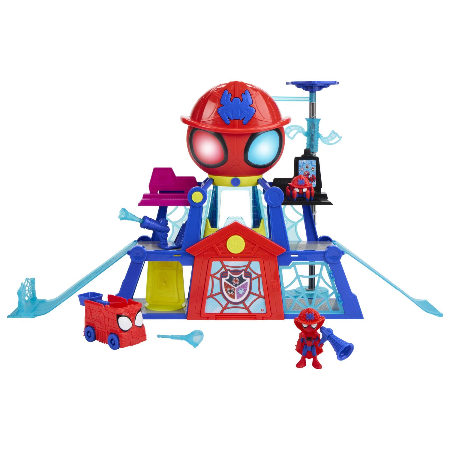 Детские фигурки Marvel Spidey and His Amazing Friends Rescue-Webs Web-Quarters Playset by Hasbro — фото 3